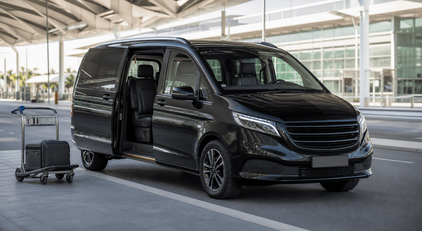 Kombi pri prevzemu na letališču